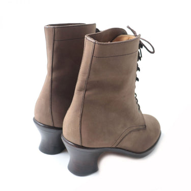 HERMES boots leather Brown Women 36 1/2 Used Authentic